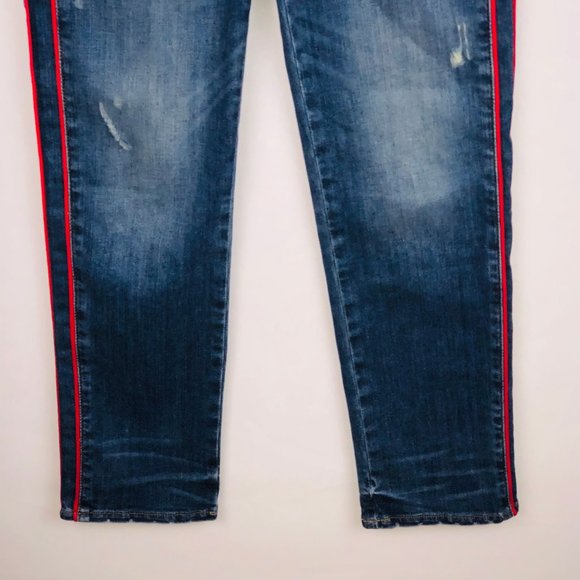 Hudson Custom Zoeey High Rise Ankle Straight Jeans - Picture 3 of 10
